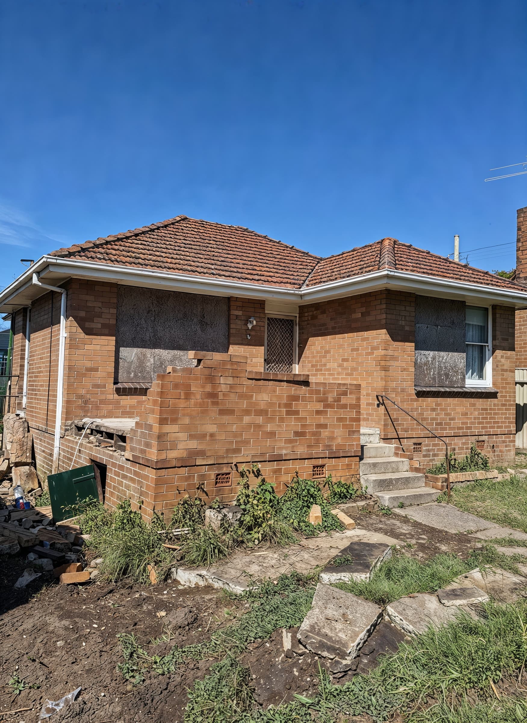 Brick House Strip-Out - before