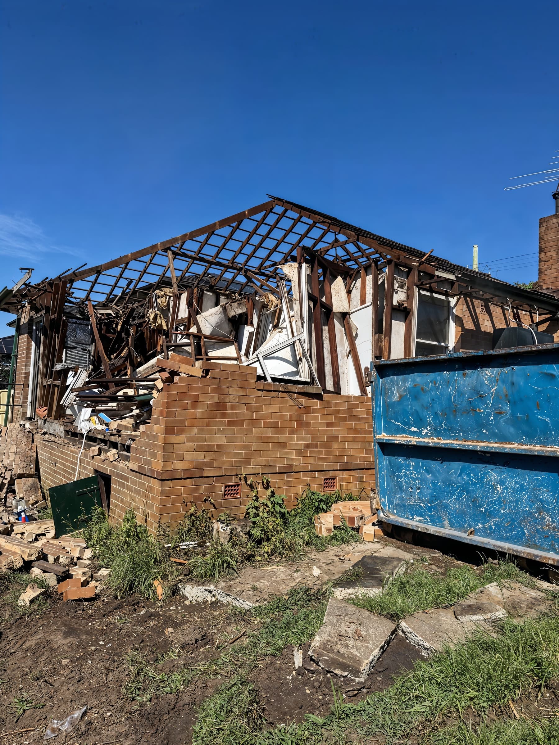 Brick House Strip-Out - during
