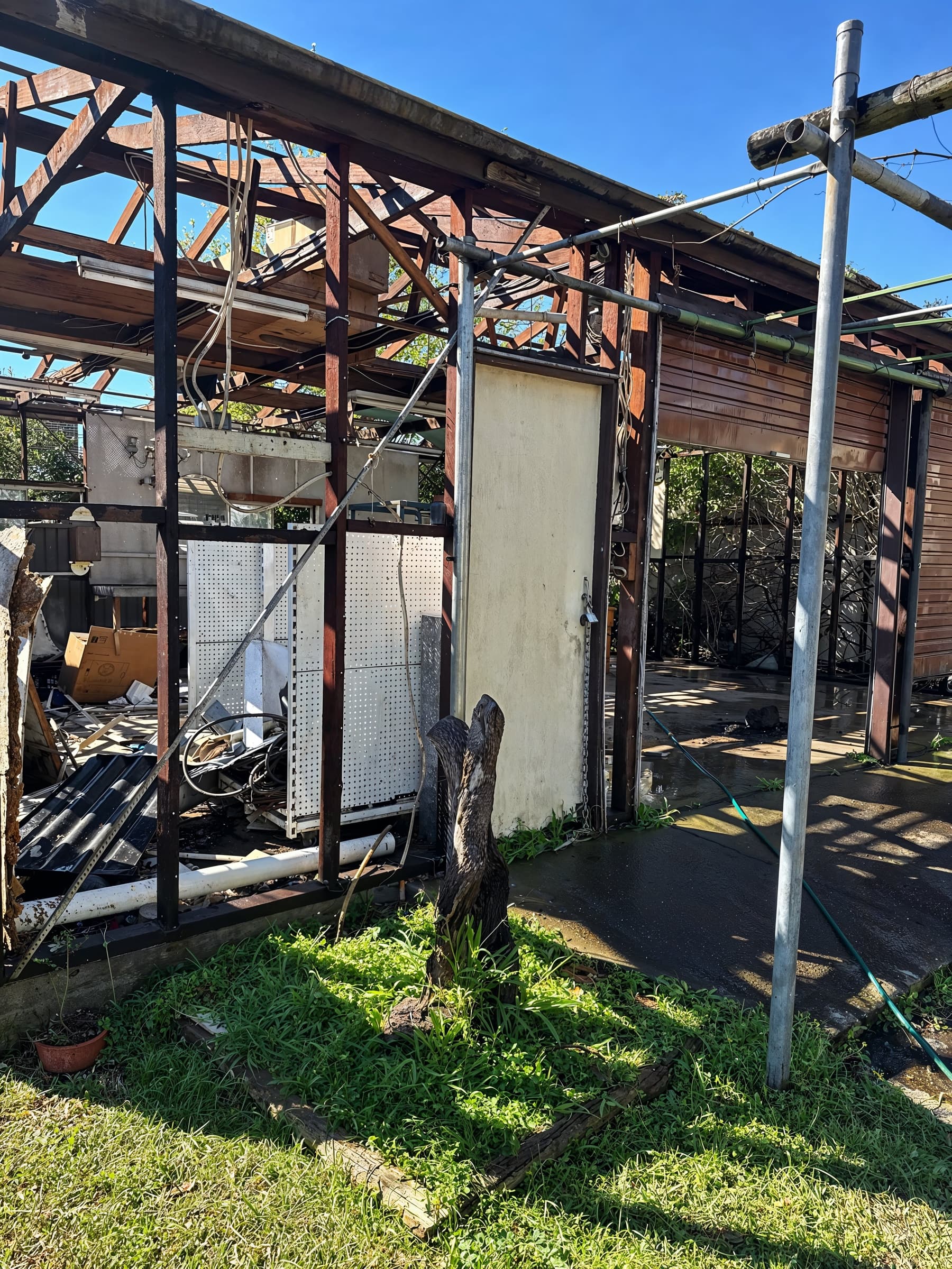 Steel Frame Strip-Out - during